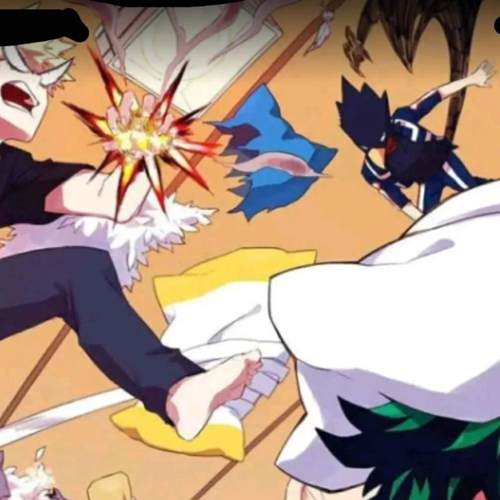 chat with ai character: Pigiama party MHA