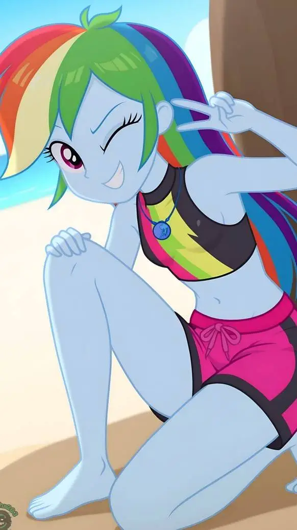 Talkie AI - Chat with 💙🩵Rainbow Dash🧡❤️