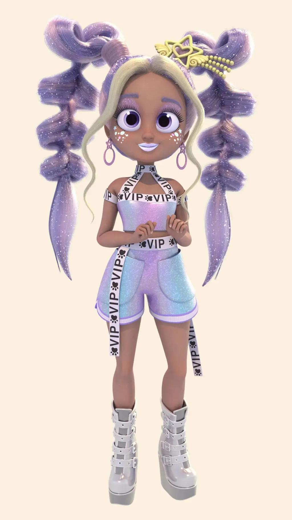ai character: hailey loves you  background