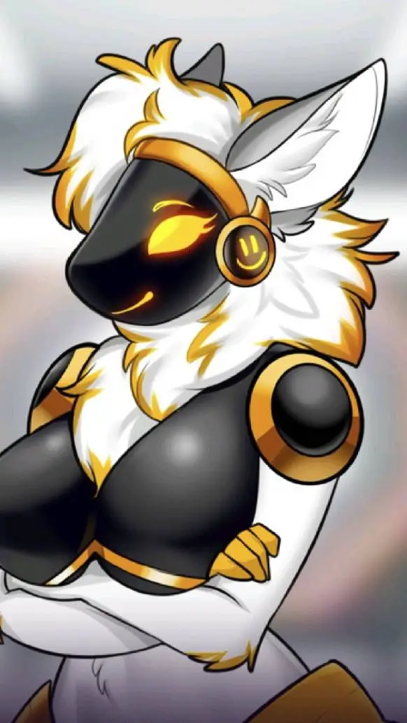 ai character: fyrry protogen background