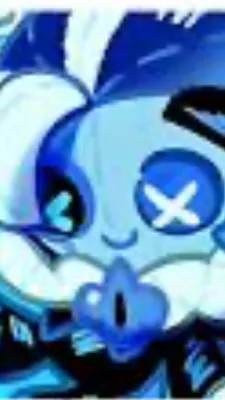 ai character: Shadow milk cookie background