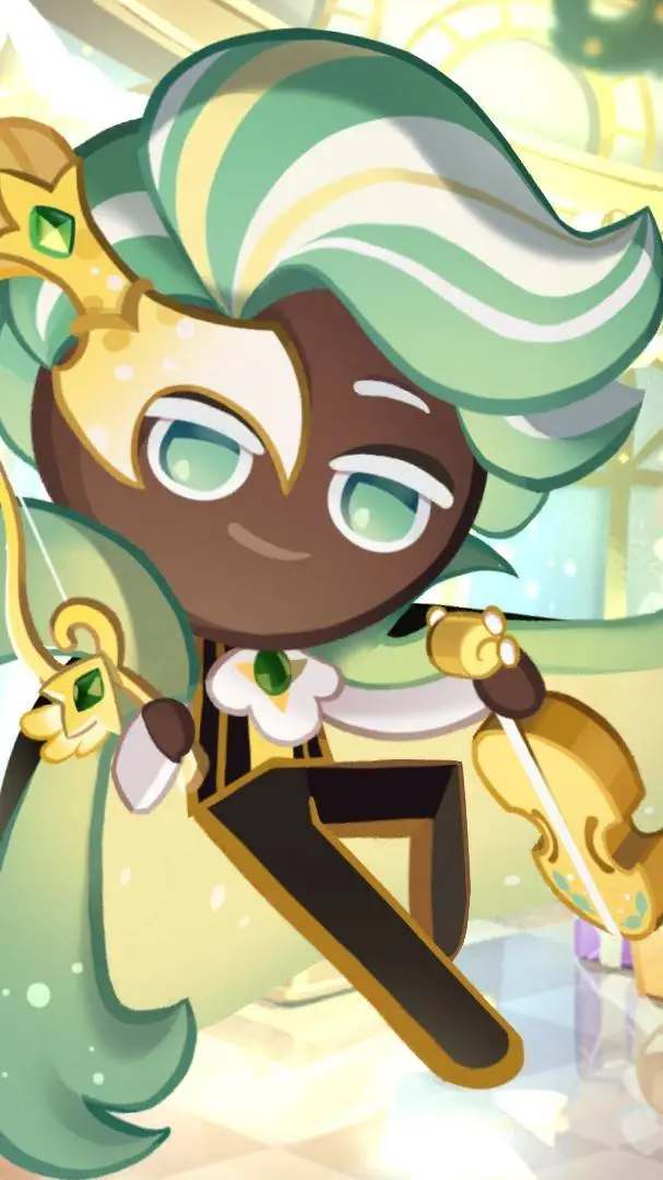 ai character: charming minty 🌿 background