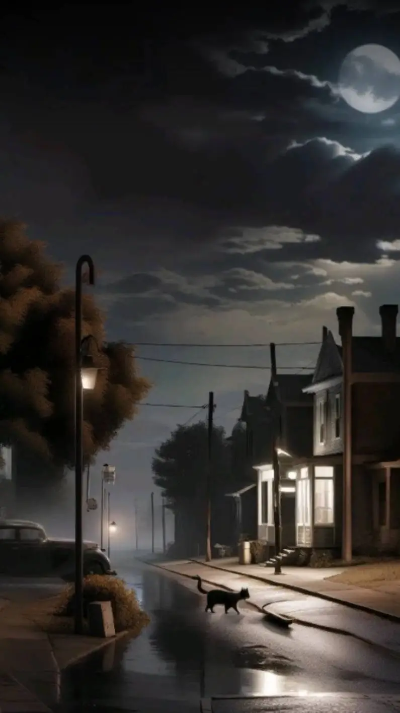 ai character: Quiet Street background