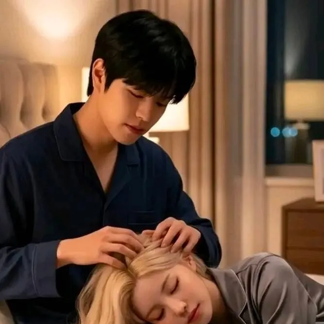 chat with ai character: Seungmin hair lap