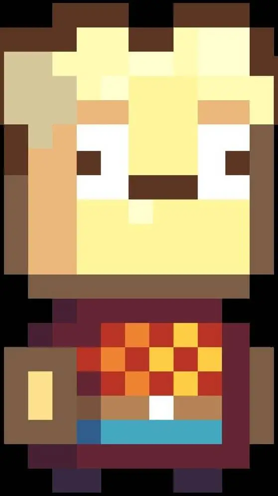 ai character: nugget  background