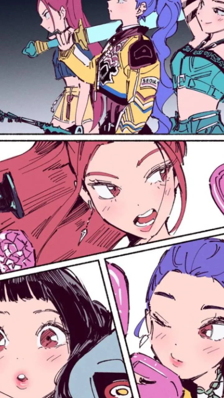 ai character: huntrix background