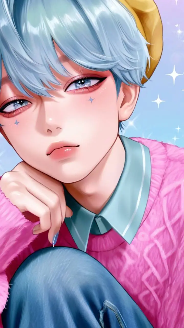 ai character:  baby  background