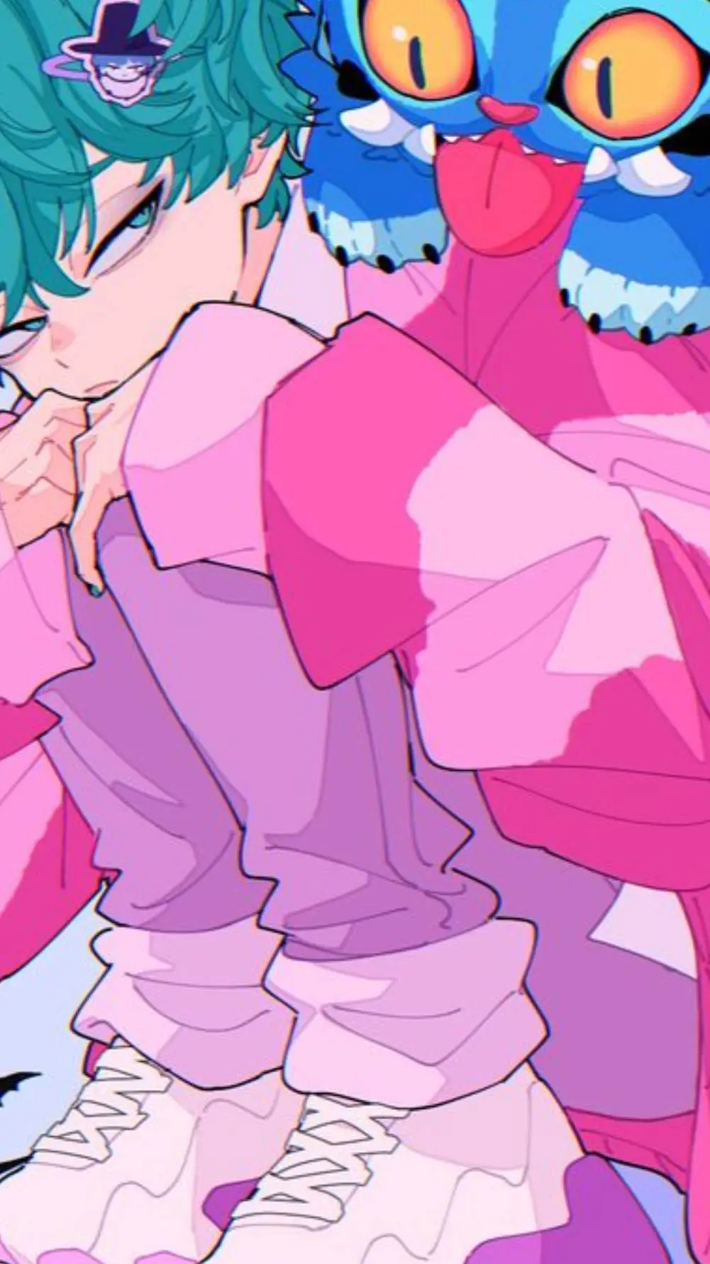 ai character: baby saja background