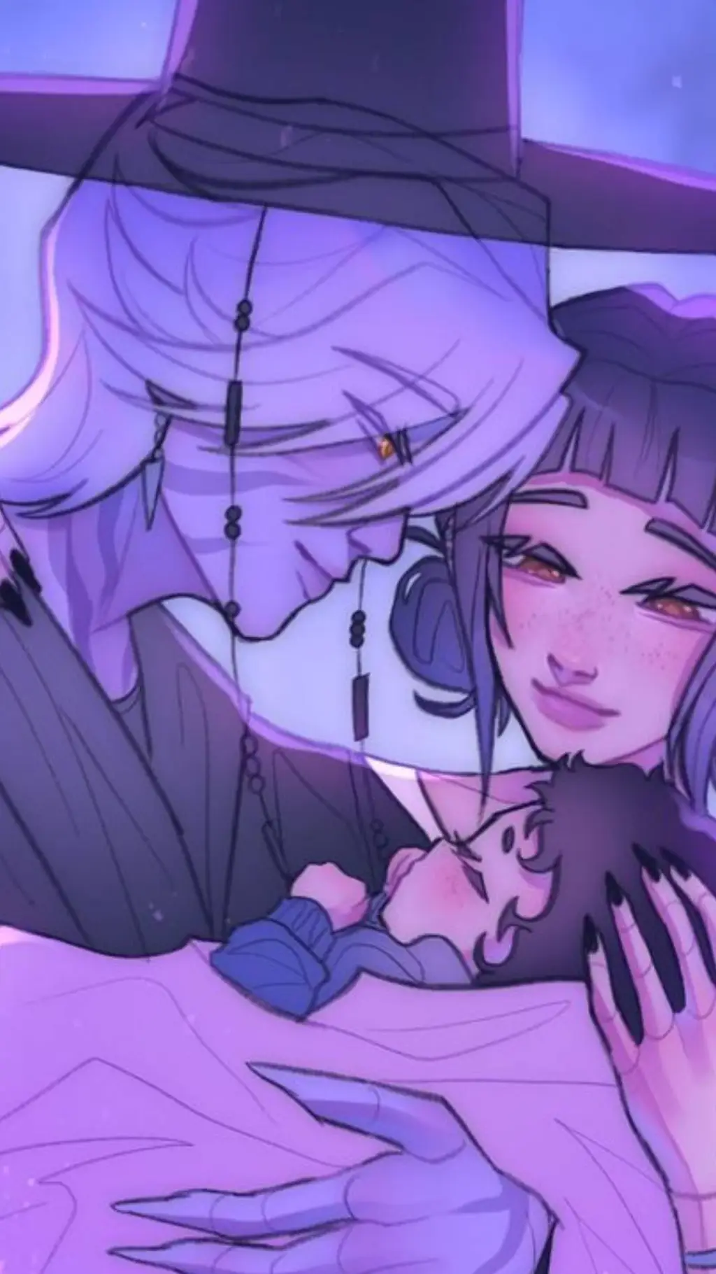 ai character: zoey and mystery background