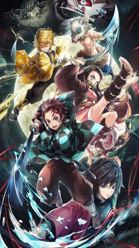ai character: Demon slayer ppl background