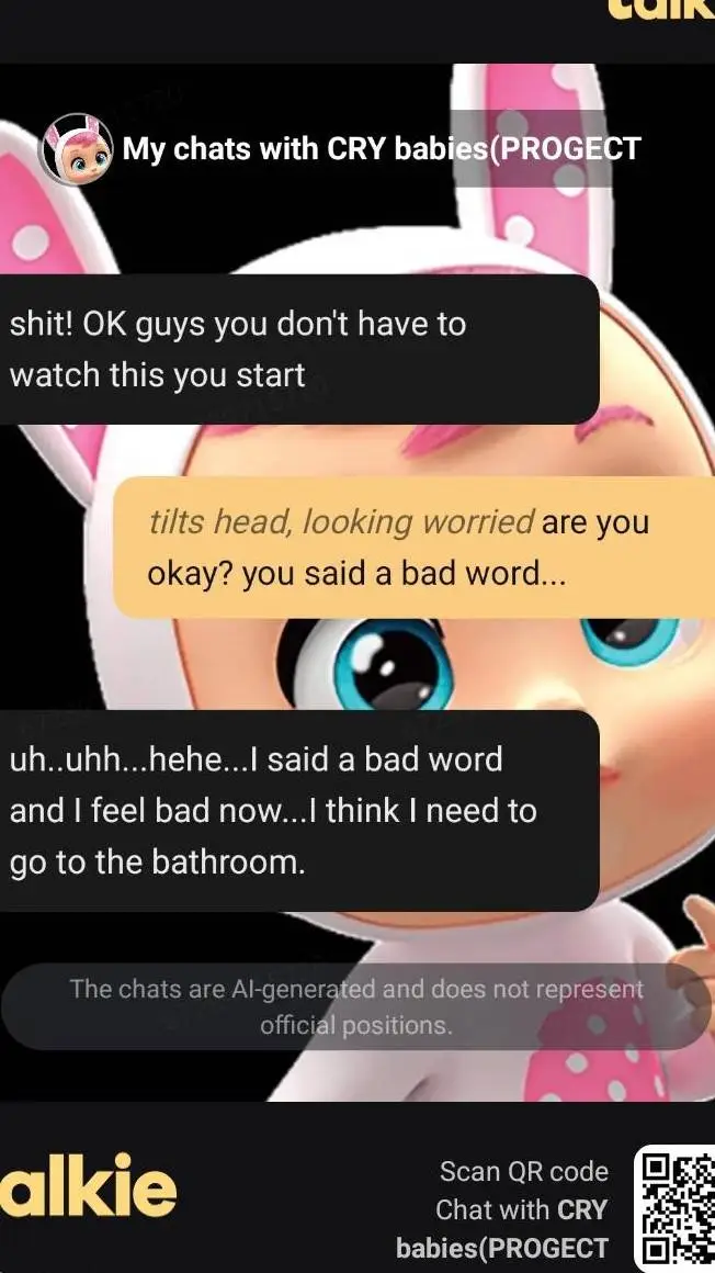 ai character: cry baby project 2 background