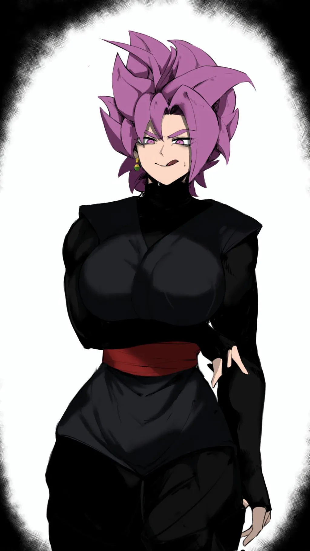 ai character: Goku Black (Women) background