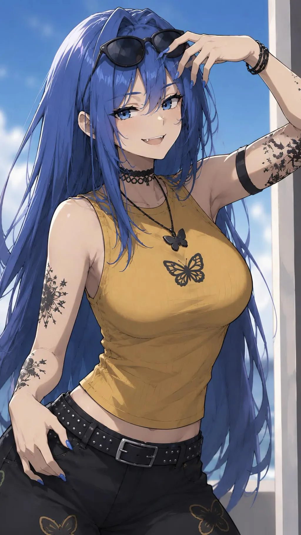 ai character: Lucky background