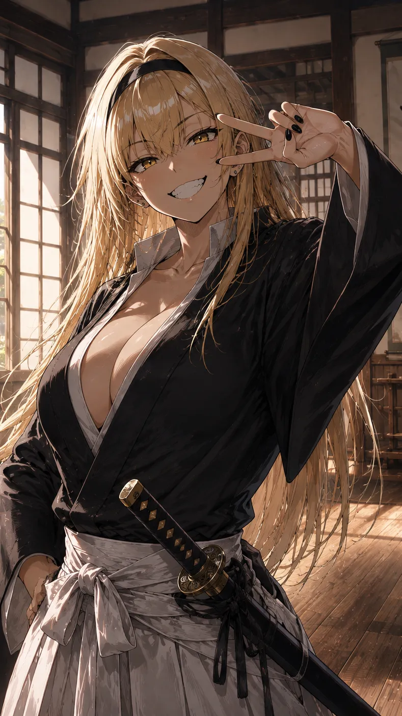 ai character: Naota  background