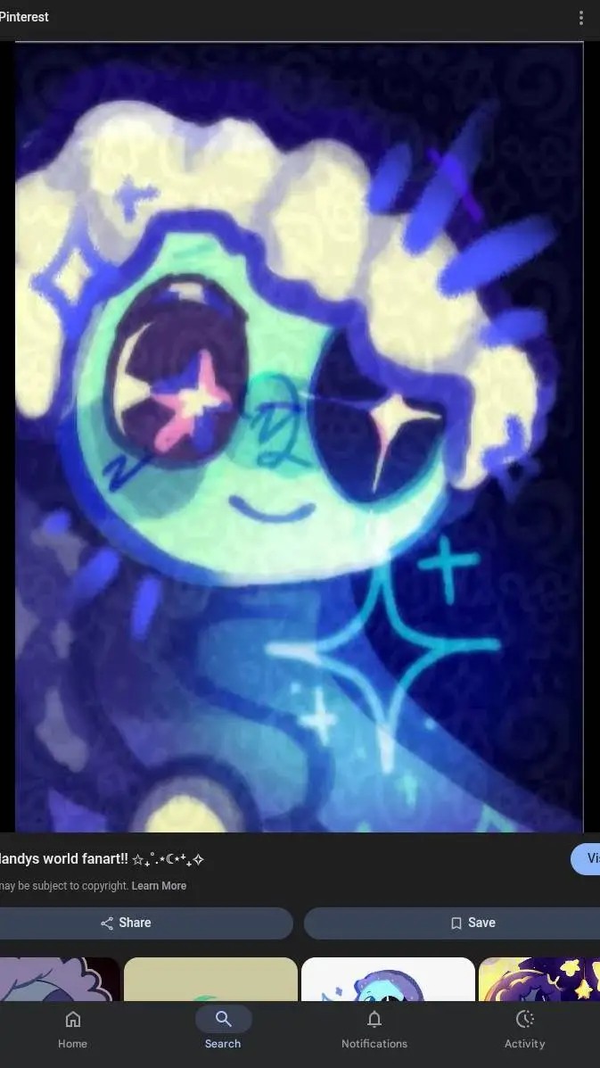 ai character: baby astro background