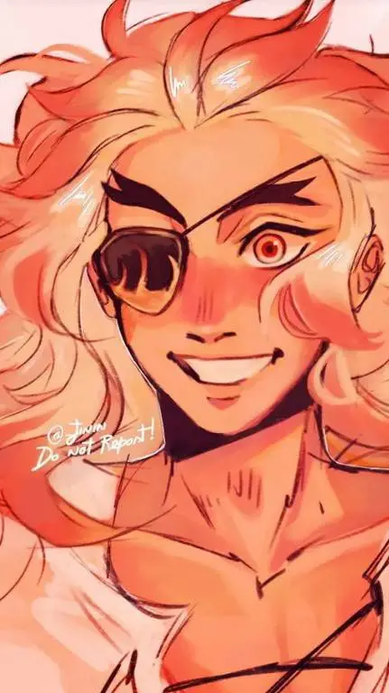 ai character: Pirate Rengoku🔥⚓ background