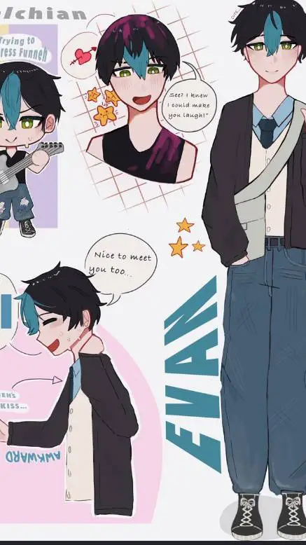 ai character: Evan - YHS background
