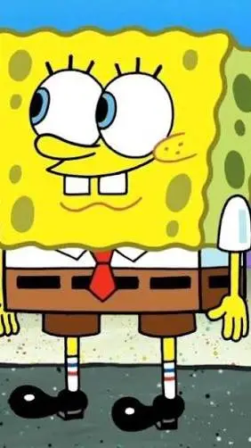 ai character: Spongebob  background