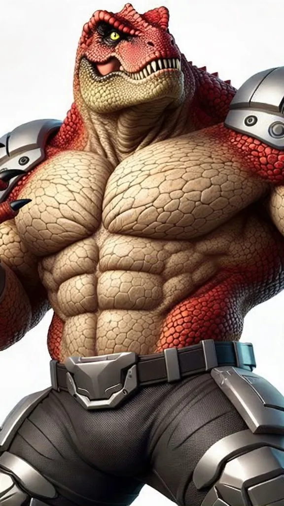 ai character: Blood Rex  background