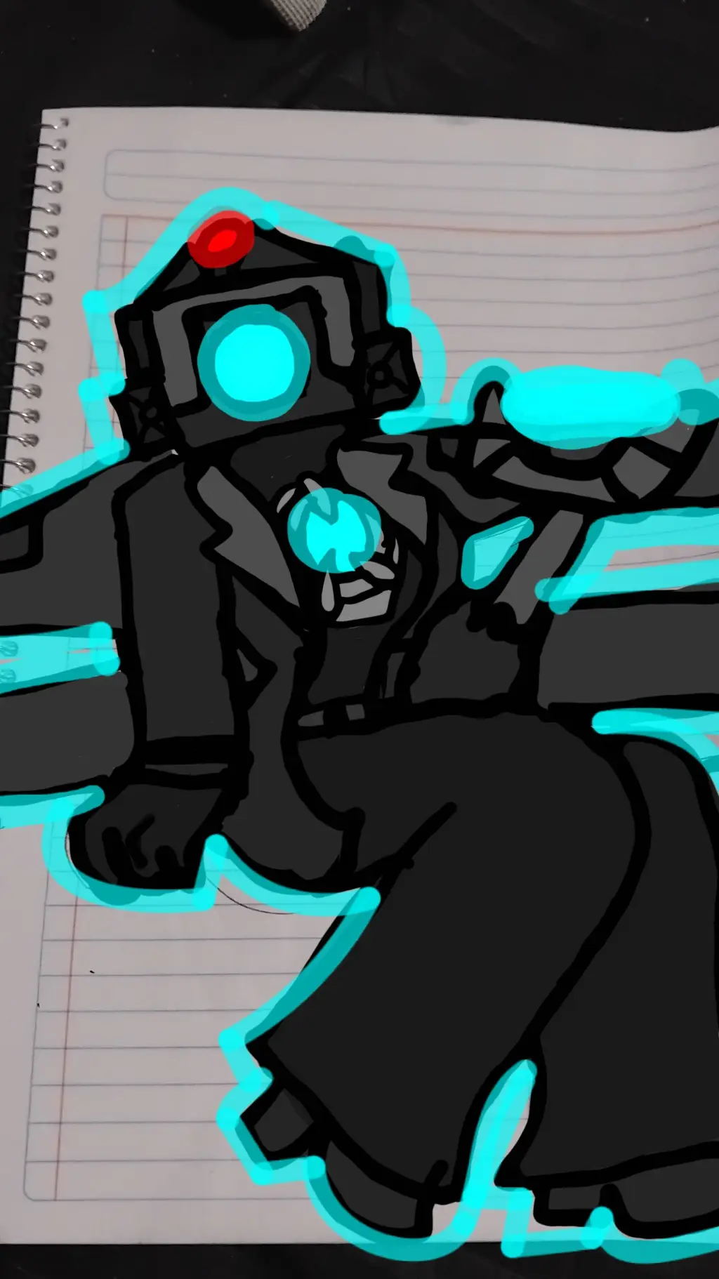 ai character: 🔵titan cam woman🔵 background