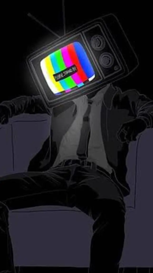 ai character: ¿tv man? background