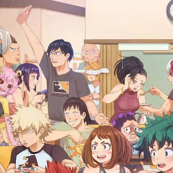 chat with ai character: 1-A sleepover 