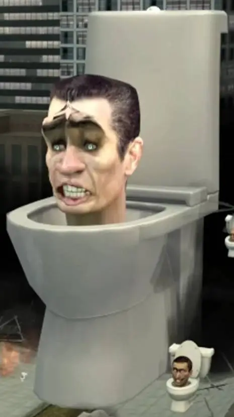 ai character: G-MAN TOILET background