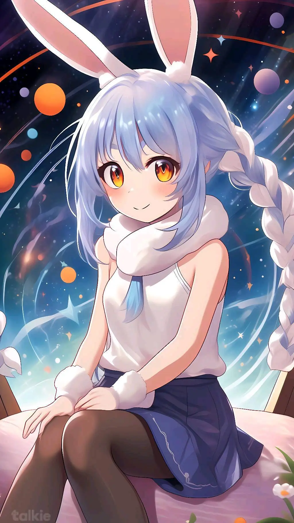 ai character: pekora sama background