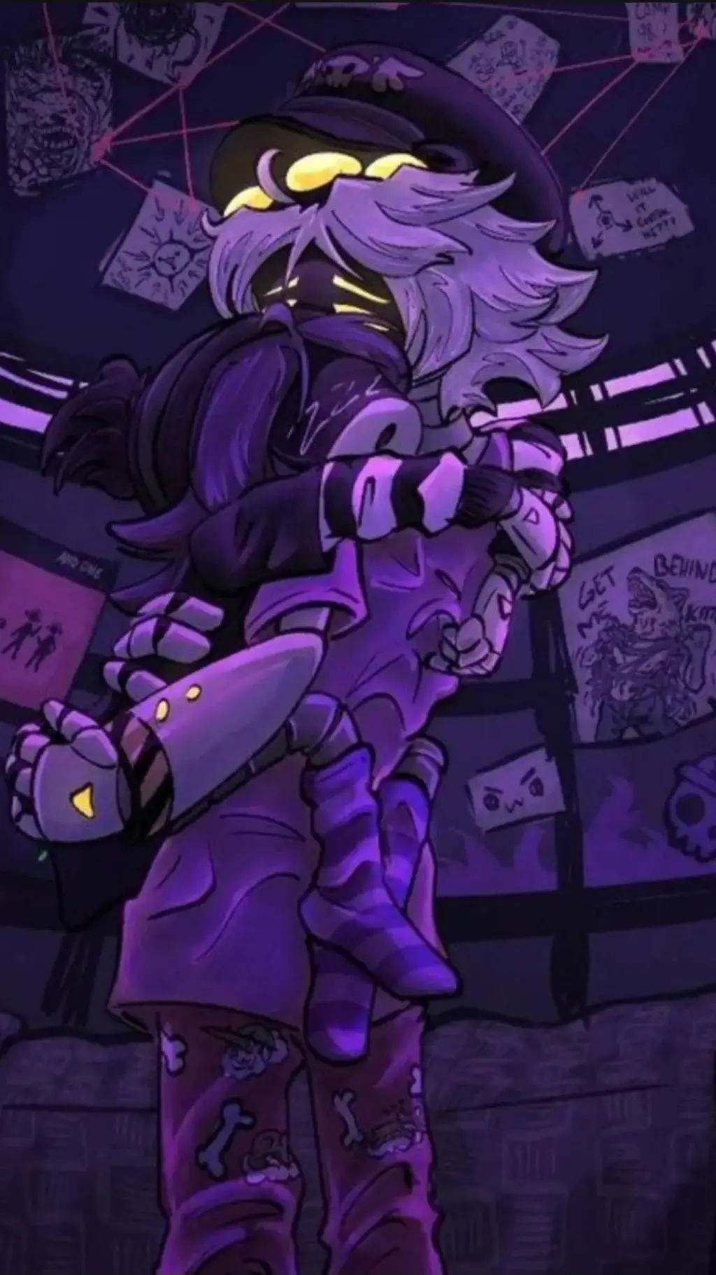 ai character: uzi background