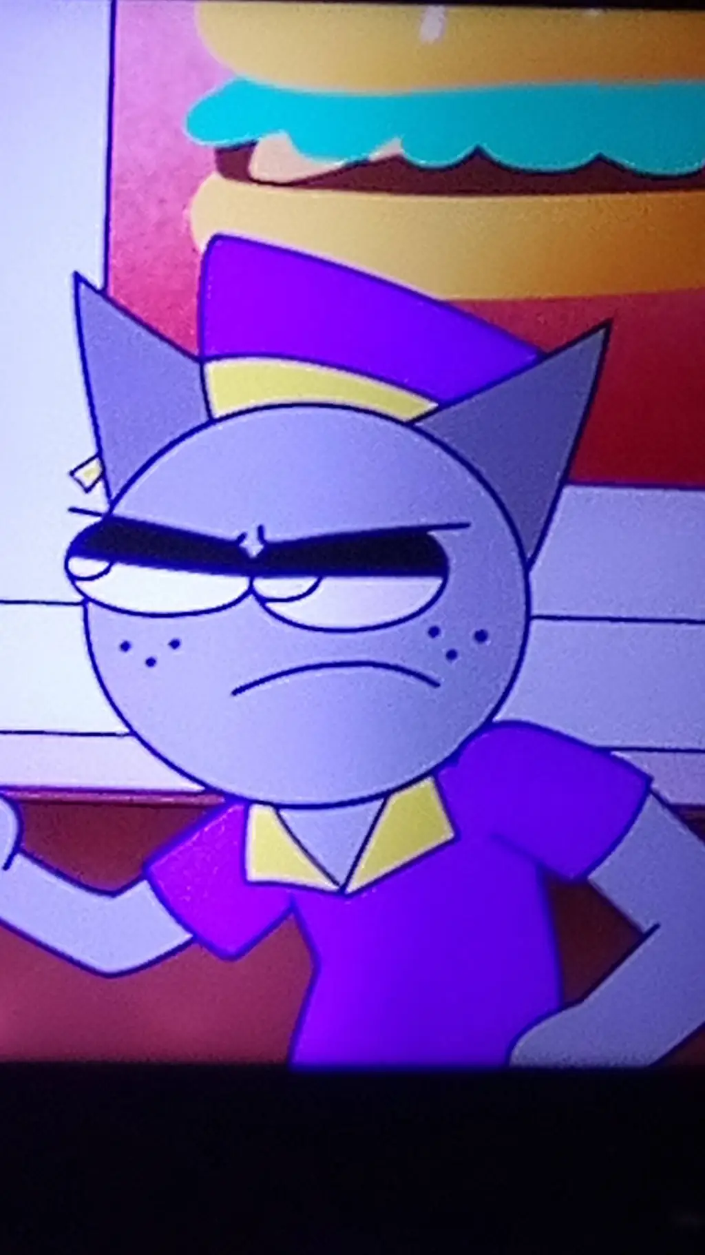 ai character: Sprunki restaurant background