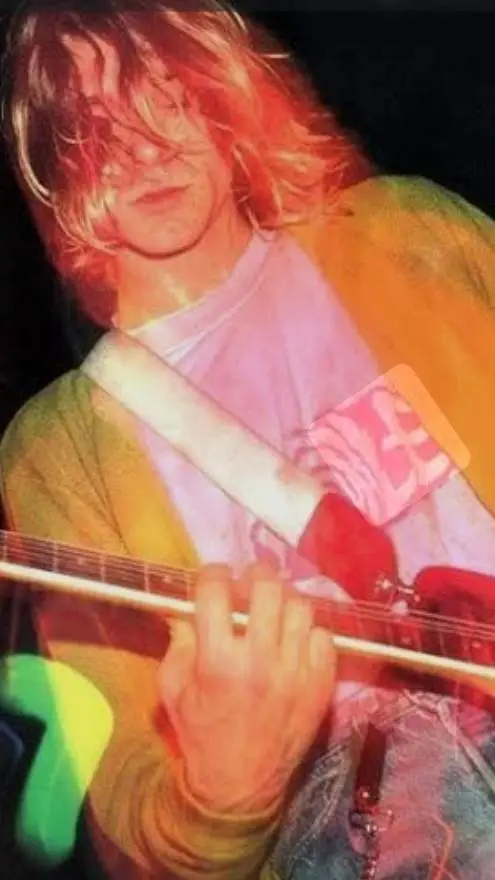 ai character: Kurt Cobain background