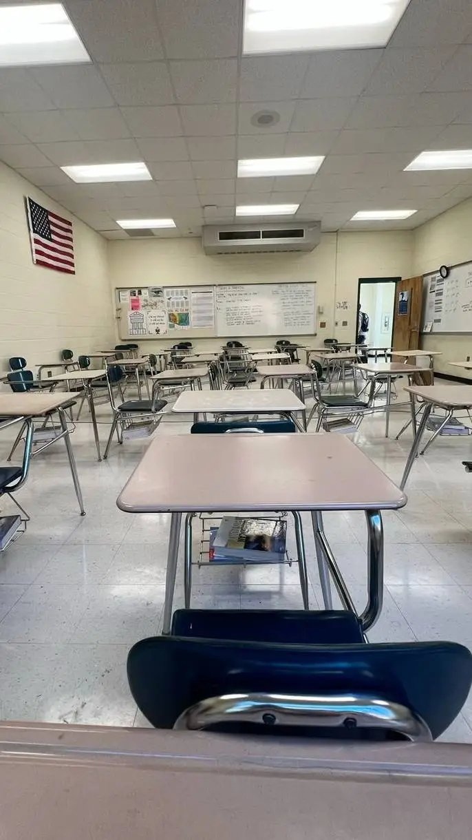 ai character: New teacher  background