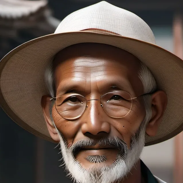 chat with ai character: old father