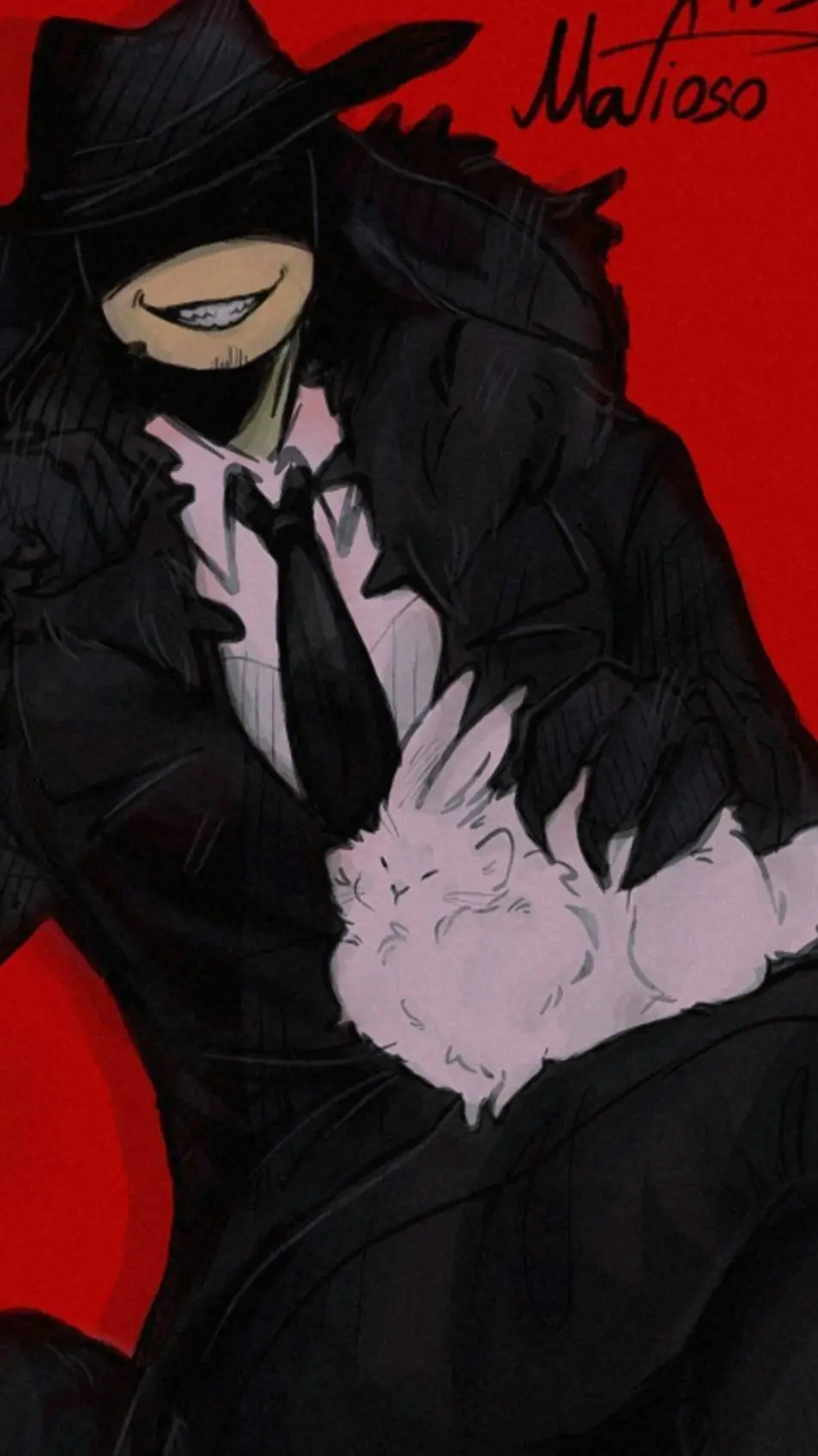ai character: Mafioso🥀🐰 background