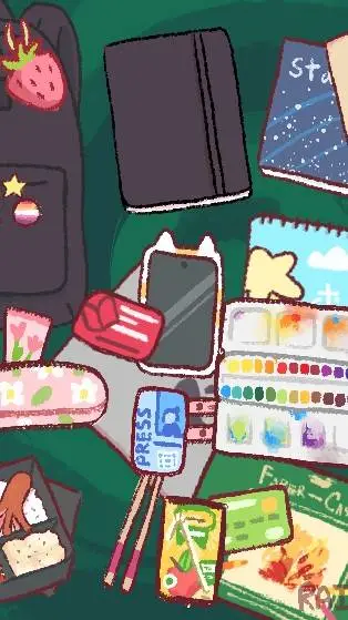 ai character: 💌 School ! 🪽 background