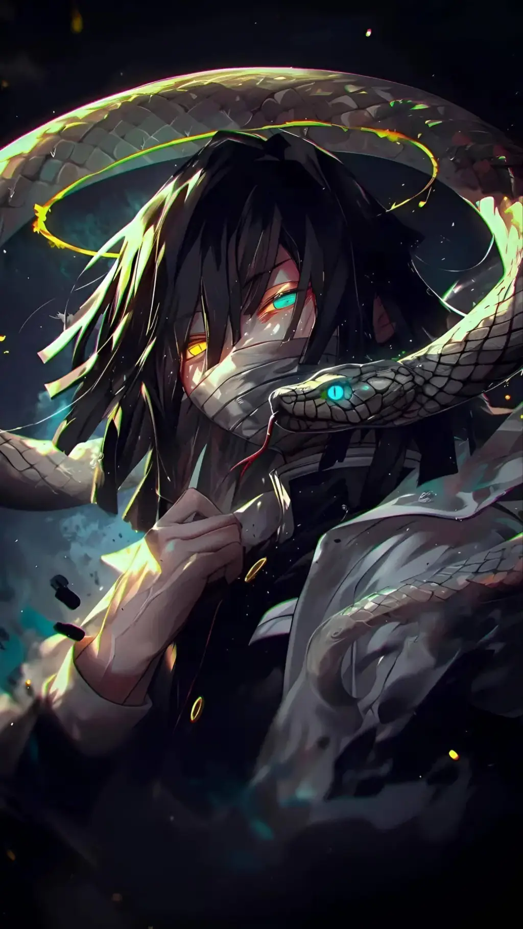 ai character: ~Obanai Iguro~ background