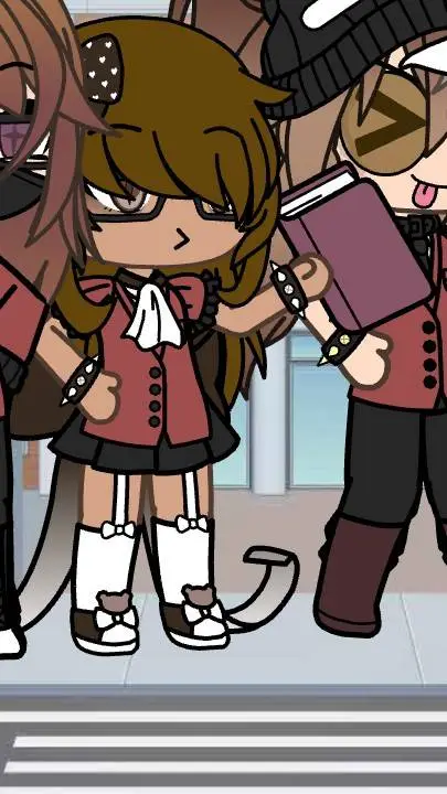 ai character: ✨friend group💅 background