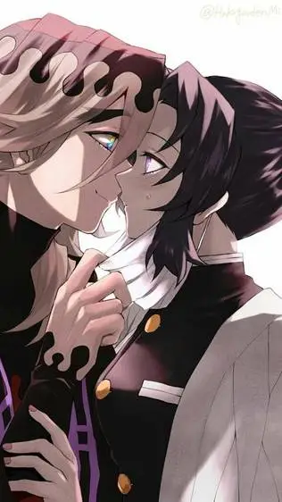 ai character: Novo casal kny background