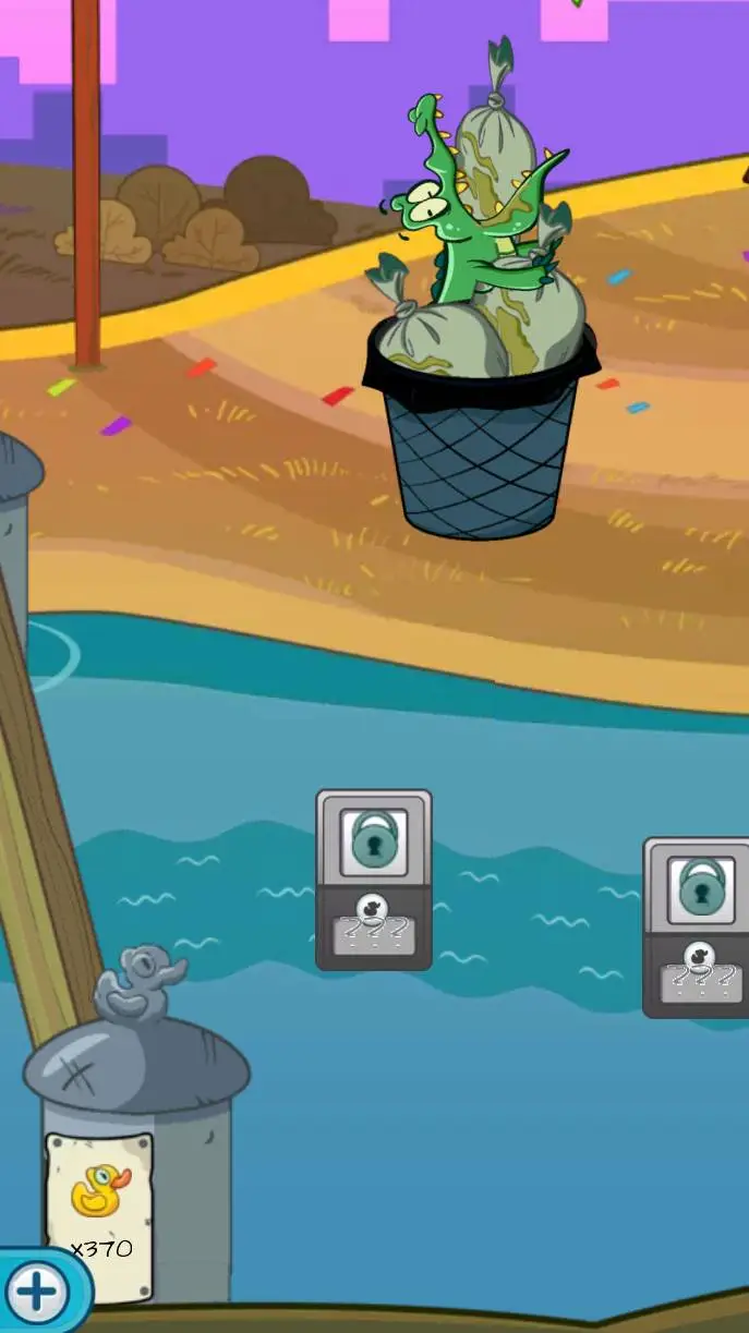 ai character: Trash eater background