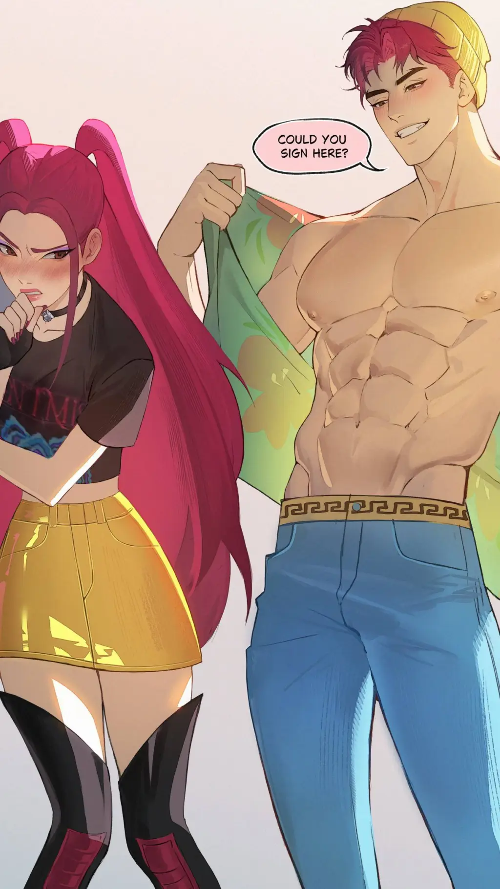ai character: Abby  background