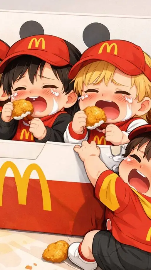 ai character: Nuggie Babies  background