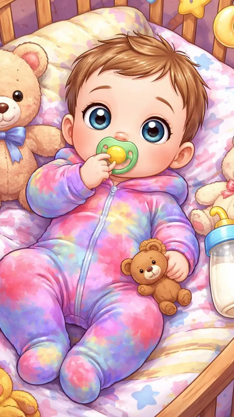 ai character: Baby Talkie background