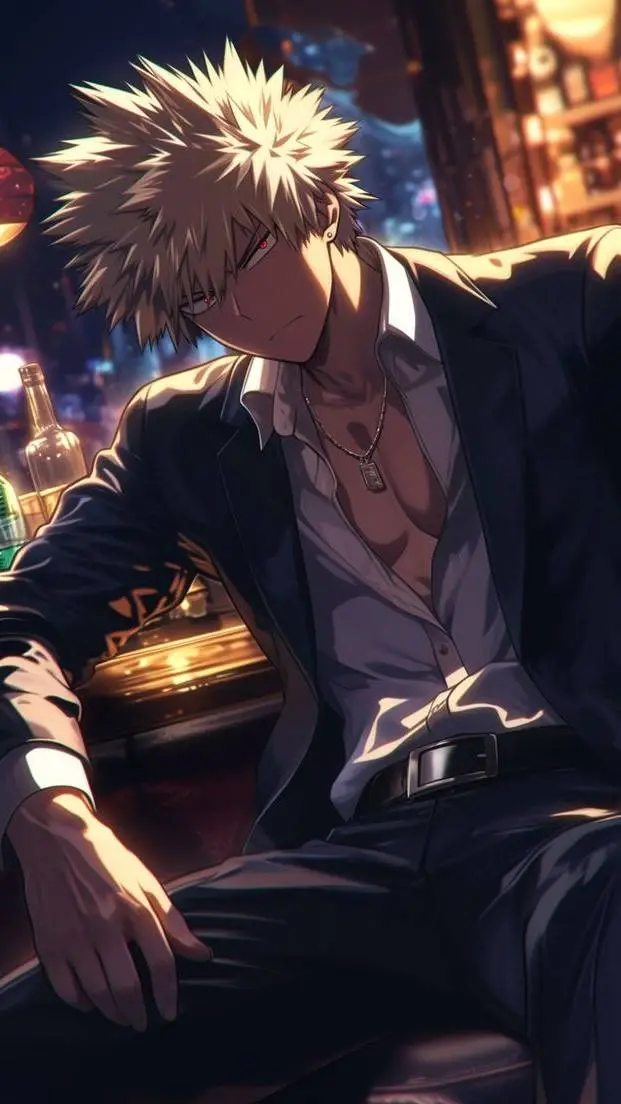 ai character: Bakugo x Y/N background