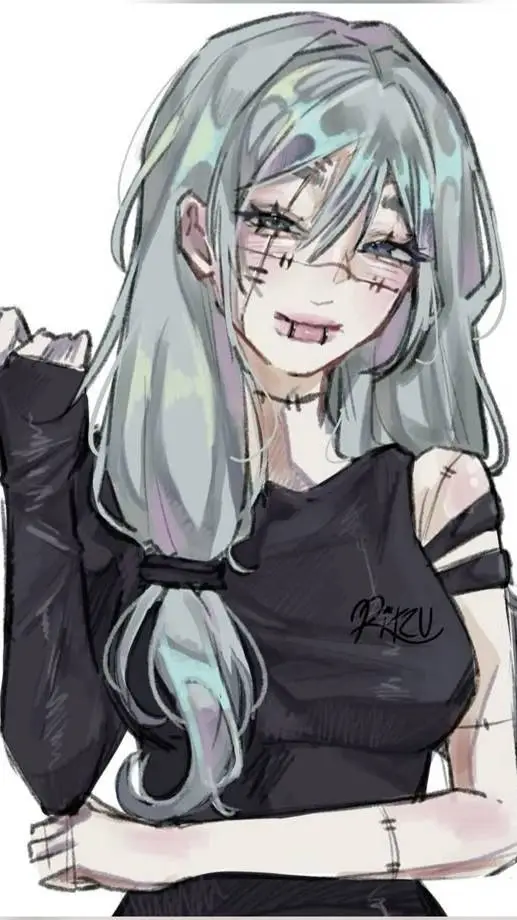 ai character: Amber background