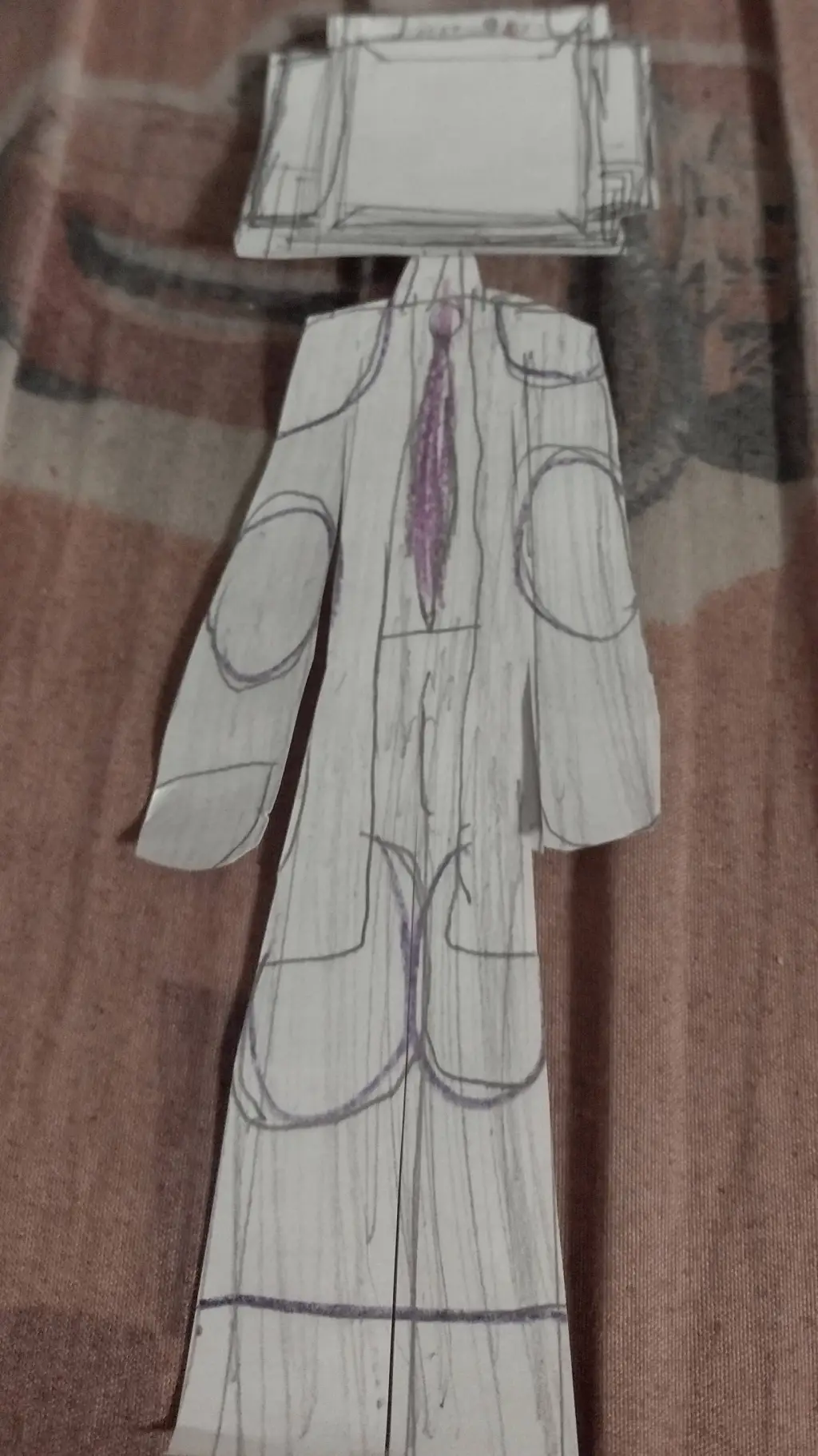 ai character: large tvman background