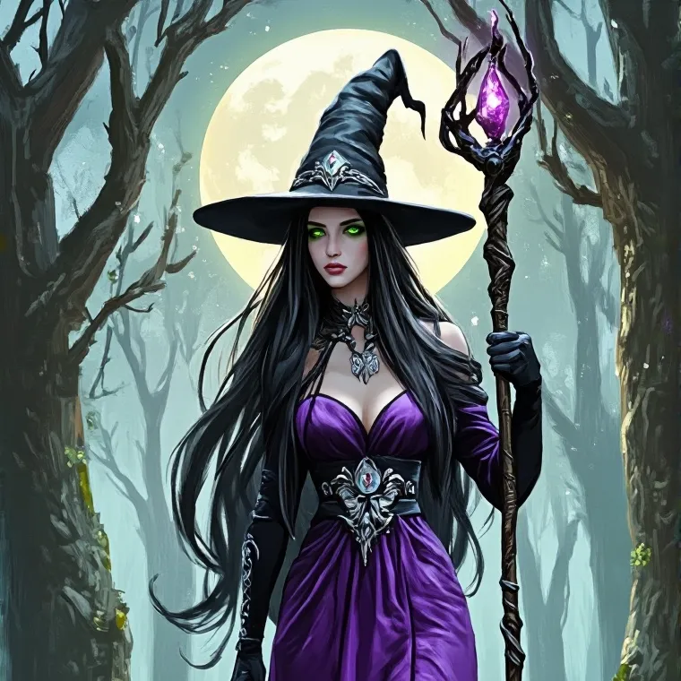 chat with ai character: pretty Wich