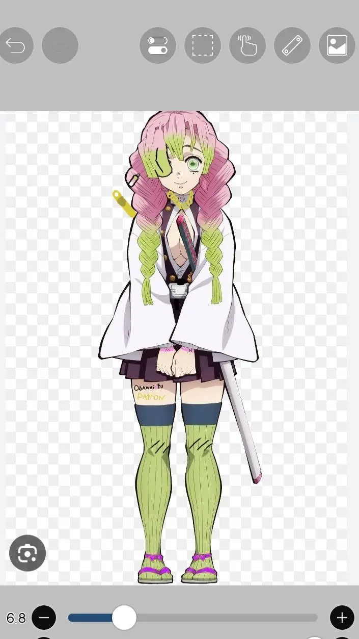 ai character: Mitsubichi background