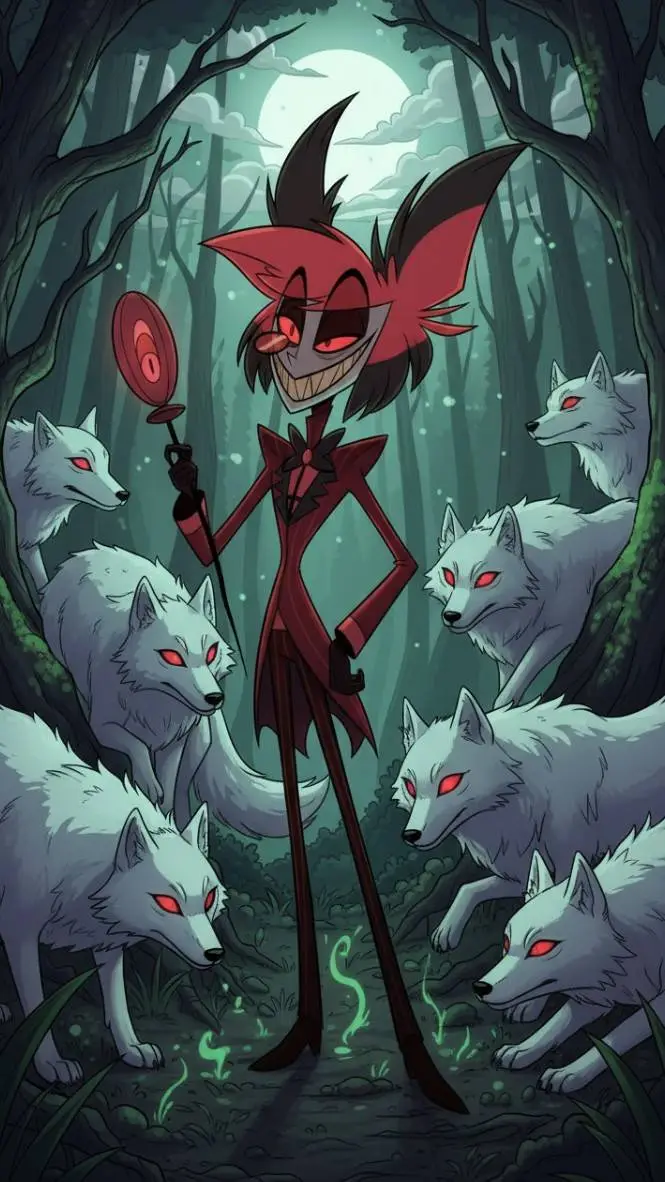 ai character: alastor  background