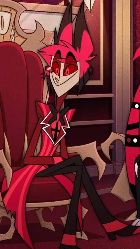 ai character: alastor in ur room background