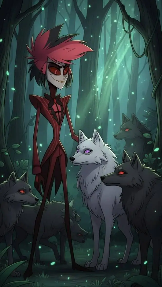 ai character: alastor  background